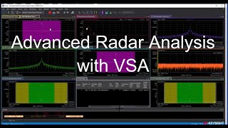 Advanced Radar Analysis with Keysights UXR Oscilloscope and VSA Software [upl. by Grantland]