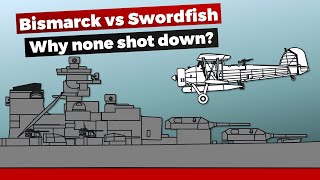 Why didnt the Bismarck shoot down any Swordfish [upl. by Mehcanem]