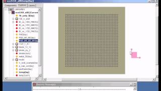 82 Layout of a poly1 resistor with contacts to a resistor using bondpads [upl. by Essinger]