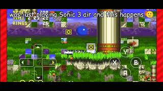 i THINK this isnt supposed to happen Sonic 3 AIR read desc [upl. by Halihs725]