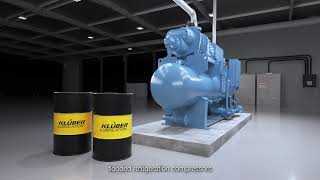 Ammonia refrigeration compressor oil  Klüber Summit RHT 68 [upl. by Rugg]