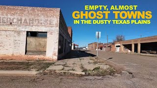 Empty Almost Ghost Towns In The Dusty Texas Plains [upl. by Wes]