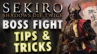 13 Tips amp Tricks for Boss Fights in Sekiro Shadows Die Twice  Gameplay Combat Guide [upl. by Llenrep349]