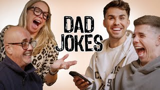 Dad Jokes  Try Not to Laugh Challenge Baggs Family Edition [upl. by Cima]