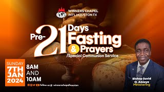 PRE  21 DAYS PRAYER AND FASTING  SPECIAL COMMUNION SERVICE  7TH JANUARY 2024  WCI HOUSTON TEXAS [upl. by Reivax]