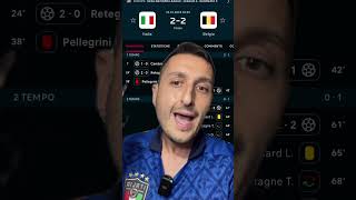 🤬 ItaliaBelgio 22‼️ italia belgio nationsleague calcio [upl. by Redienhcs226]