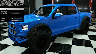 GTA 5  Past DLC Vehicle Customization  Vapid Caracara 4x4 Ford Raptor [upl. by Clotilde]