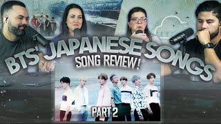 BTS quotJapanese Song Reviewsquot  PART 2  It just kept getting better 🤗  Couples React [upl. by Arrim]