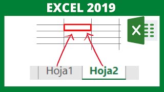 CÓMO ENLAZAR O VINCULAR CELDAS ENTRE DIFERENTES HOJAS  EXCEL 2019 [upl. by Nitsud]