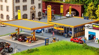 FALLER  Tankstelle H0  Neuheit 2021 [upl. by Booze558]