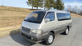 1996 TOYOTA HIACE SUPER CUSTOM LIMITED KZH106  TURBO DIESEL  4WD  JDM  Driving Video 1 [upl. by Paley]