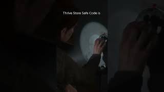 Thrive Store Safe Code  The Last of Us Part 2 shorts thelastofus [upl. by Halika]