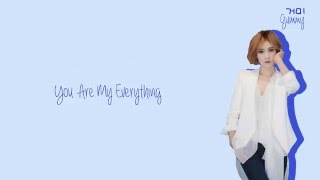 Gummy 거미  You Are My Everything Lyrics HanRomEng [upl. by Berfield993]