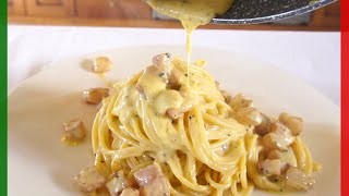 【イタリア人が徹底解説】生クリームは使わない！卵黄でトロ～りと仕上げる本物のカルボナーラ！【Carbonara】 [upl. by Knudson]