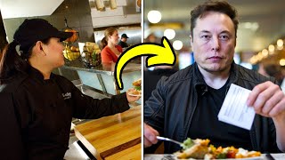 Waitress Is Only Person Nice To Elon Musk The Next Day She Arrives To Work In A Cybertruck And [upl. by Altheta]