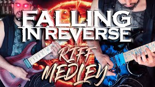 FALLING IN REVERSE 🔥 Epic 35 RIFFS Medley [upl. by Buine]