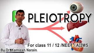 Pleiotropy By DR KAMLESH NARAIN [upl. by Ardnassela307]