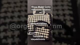 Bu Teknikle Örgü Sanata dönüşüyor  crochet cantayapimi örgü knitting diy [upl. by Iemaj]