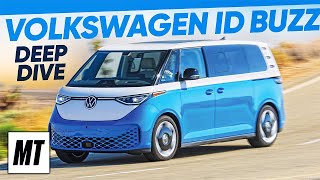 2025 Volkswagen ID Buzz Deep Dive Modernizing the Iconic Microbus  MotorTrend [upl. by Ianthe]