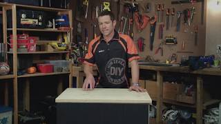 Installing a Plywood Benchtop onto Flatpack Cabinetry  Mitre 10  The Lock In Tips [upl. by Erinna]