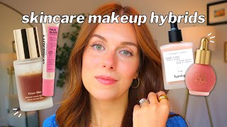 GRWM USING ONLY SKINCARE MAKEUP HYBRID PRODUCTS  featuring Typology Paris ✨ [upl. by Nosreip516]