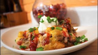 Beef and Hominy Casserole  Its Only Food w Chef John Politte [upl. by Kilar]