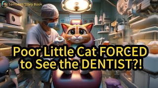 Poor Little Cat FORCED to See the DENTIST [upl. by Ahsimat109]