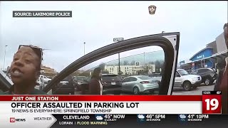 Officer assaulted in Walmart parking lot [upl. by Azerila]