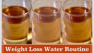 Drinking Water Routine to Lose Weight  How to lose Weight with Water Routine [upl. by Beatty962]