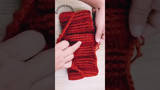 How to knitting pattern sweater design with crochet for beginners shortvideo shortsviral handmade [upl. by Aynnat]