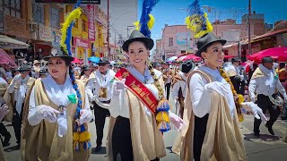 Morenada Central Comunidad Cocani primer convite rumbo al Carnaval de Oruro 2024 [upl. by Ecinwahs]