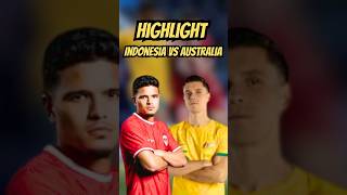 Highlight Indonesia vs Australia  Asian Cup 2024 afc timnasindonesia football [upl. by Elyod]