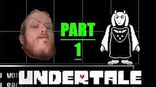 FLIRTING WITH TORIEL FIRST UNDERTALE PACIFIST RUN PART 1 [upl. by Dulcine838]