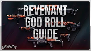 Revenant God Roll Guide [upl. by Boyden]