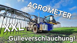 Schafmeister Agrarservice Gülleverschlauchung mit AGROMETER Maxdorf bei Köthen  Musik im Intro [upl. by Banerjee]