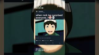 Rock lee surprised everyone 🤡💀 youtubeshorts anime narutoshippuden viralvideo [upl. by Sulamith506]