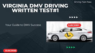 VIRGINIA DMV DRIVING WRITTEN TEST1 [upl. by Otrebliw]