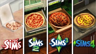 Sims 1 vs Sims 2 vs Sims 3 vs Sims 4  Pizza [upl. by Siramay]