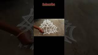 Diwali kolam 😍trendtrendingsubscribe nice art super kolam dailynewshorts muggulunew [upl. by Rother996]