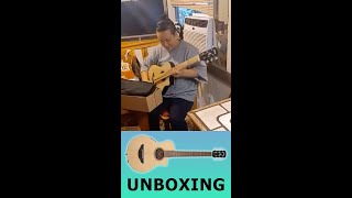 Unboxing a Yamaha APXT2 34size Thinline Cutaway Acoustic Electric Guitar [upl. by Aros497]