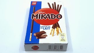 LU Glico Mikado Chocolat au Lait 90g [upl. by Harrak]