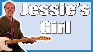 Jessies Girl Guitar Lesson Rick Springfield [upl. by Porte552]