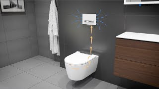 Geberit DuoFresh Module with Geberit ONE WC  Installation [upl. by Trygve]