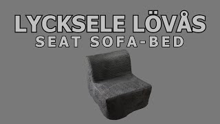 How to build  Ikea LYCKSELE LÖVÅS Seat SofaBed Assembly Put It Together [upl. by Eelrebmyk]