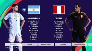 ARGENTINA VS PERU ELIMINATORIA CONMEBOL 2024 [upl. by Odnamra483]