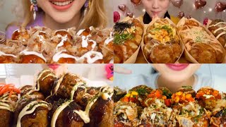 87 Request KOMPILASI MUKBANG ASMR TAKOYAKI 😋 [upl. by Deva]