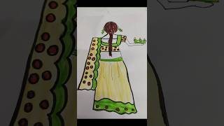 Easy Diwali drawing shorts youtubeshorts ytshorts short barbie diwali barbiedoll art viral [upl. by Hirz]