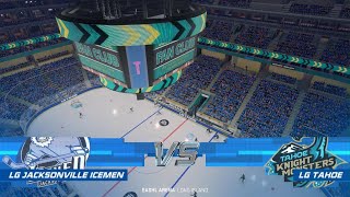 LGECHL Jacksonville Icemen vs Tahoe Knight Monsters [upl. by Snilloc365]