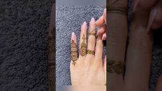 New finger mehndi design ideasyoutubeshorts shots viralvideo art mehandi [upl. by Yam]