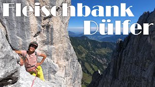 Fleischbank east wall  Dülfer  Alpin climbing tour  Dumbo goes east [upl. by Levram628]